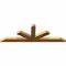 Ekena Millwork Saratoga Rough Sawn Timber Gable Bracket, Western Red Cedar, 96"W x 32"H x 4"D x 6"F, 8/12 Pitch GBW096X32X0406SAR00RWR - alternate 5